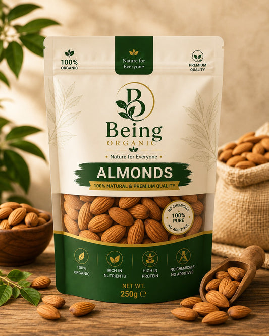Being Organic Premium Almonds (250g)